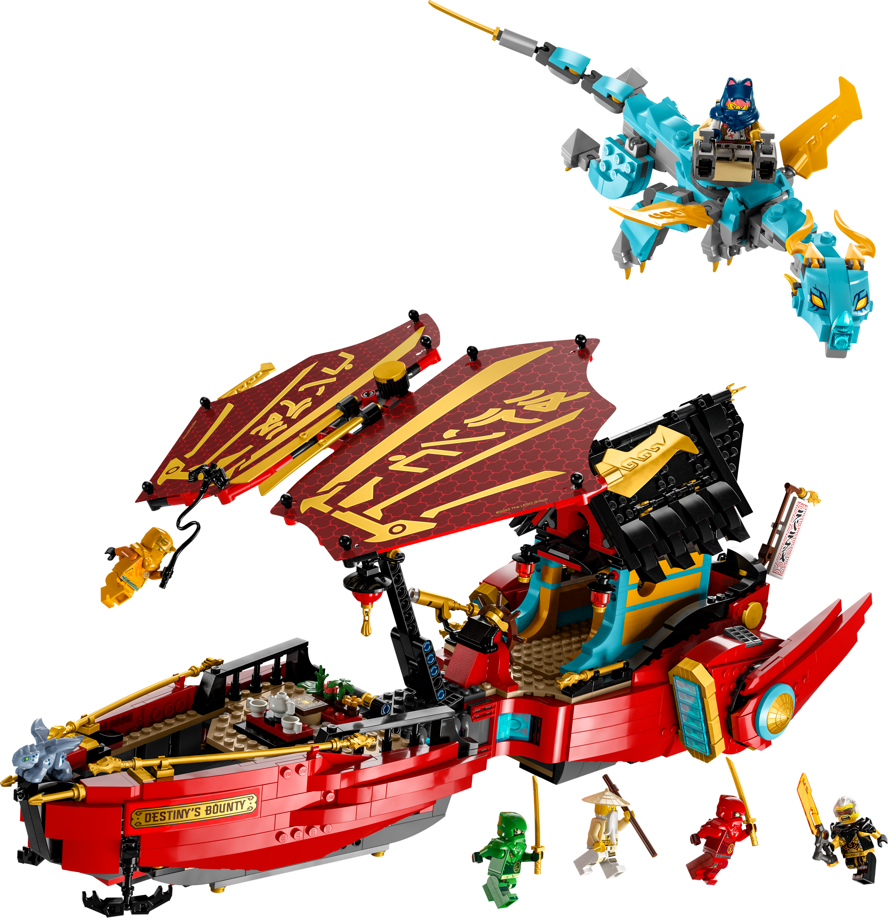 Конструктор LEGO Ninjago Дарунок долі - перегони з часом, 1739 деталей (71797) - фото 2