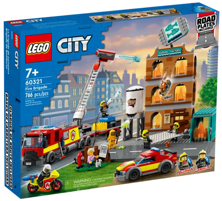 Конструктор LEGO City Пожарная команда, 766 деталей (60321) - фото 2