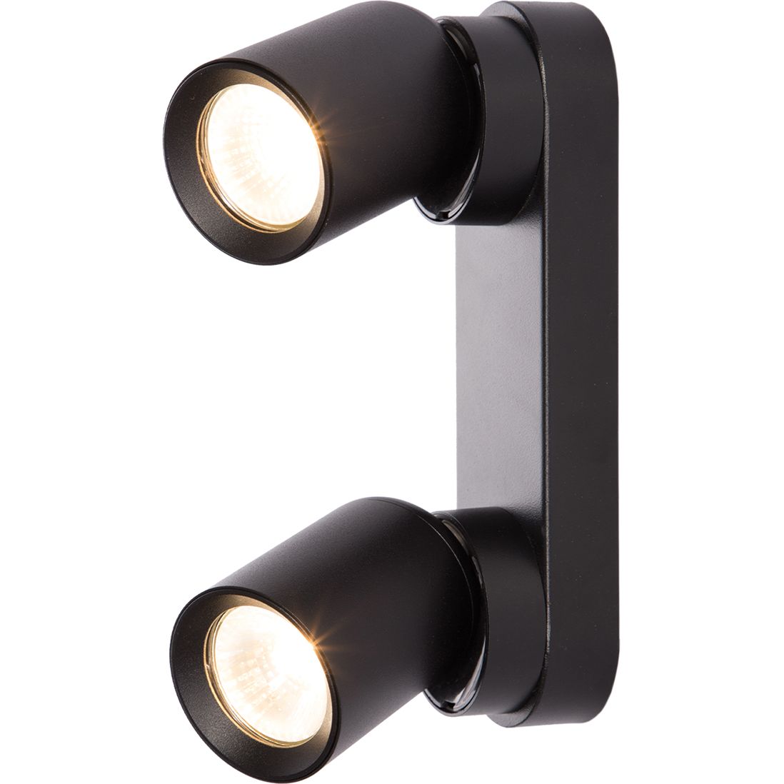 Світильник спот для ламп Eurolamp 2 х 30 Вт GU10 чорний (LH2-LED-GU10(black)new) - фото 2