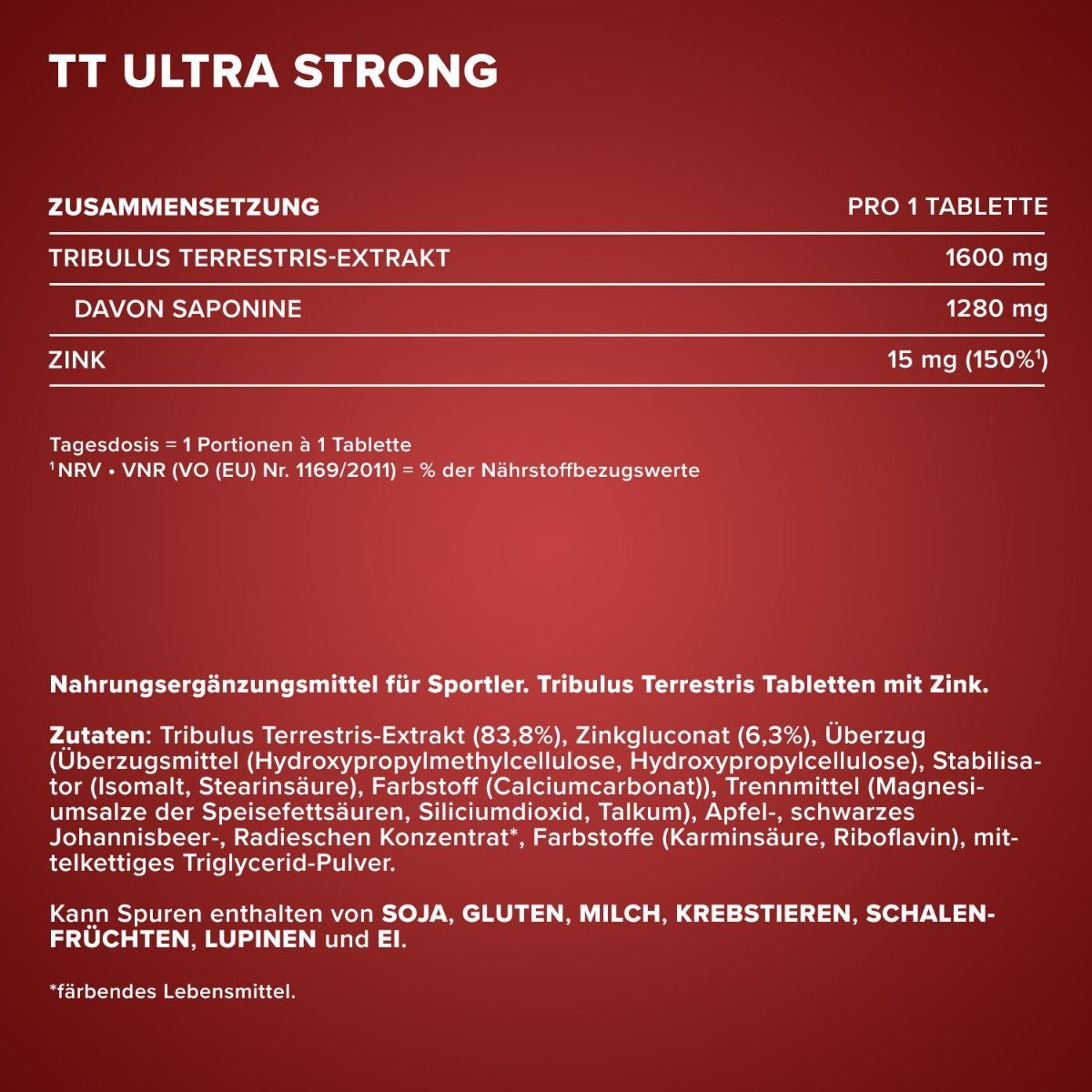 Бустер тестостерона IronMaxx TT Ultra Strong 90 таблеток - фото 5