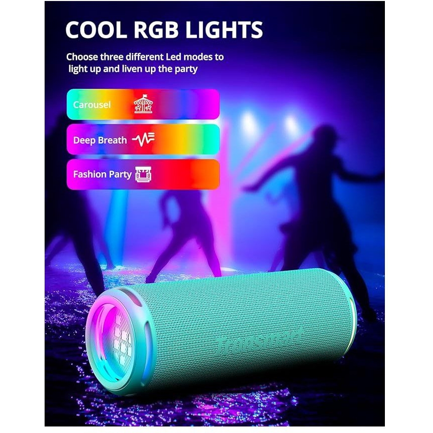 Портативна колонка Tronsmart Lite T7 24W TWS Bluetooth Light Green - фото 8