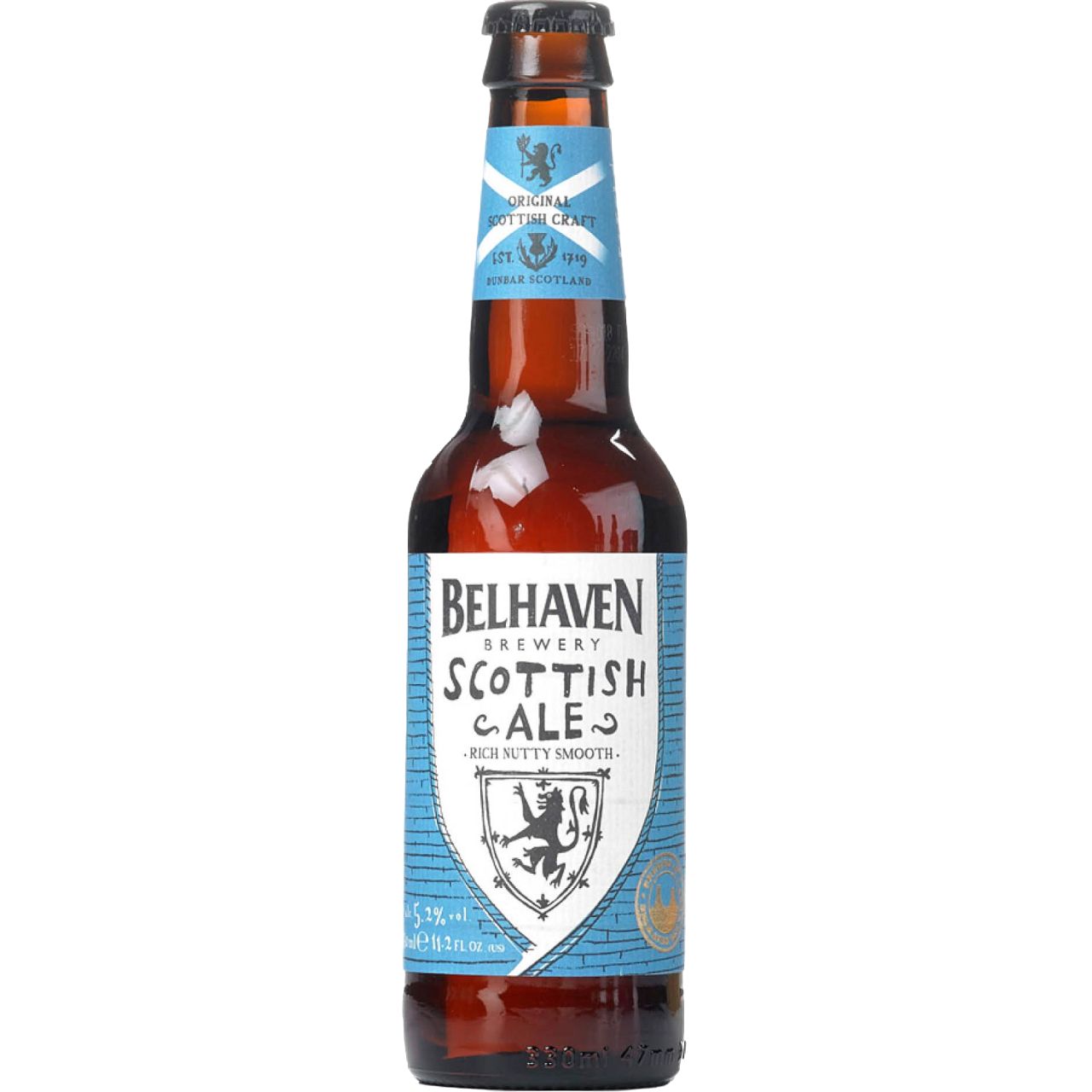 Пиво Belhaven Scottish Ale, янтарное, 5,2%, 0,33 л - фото 1