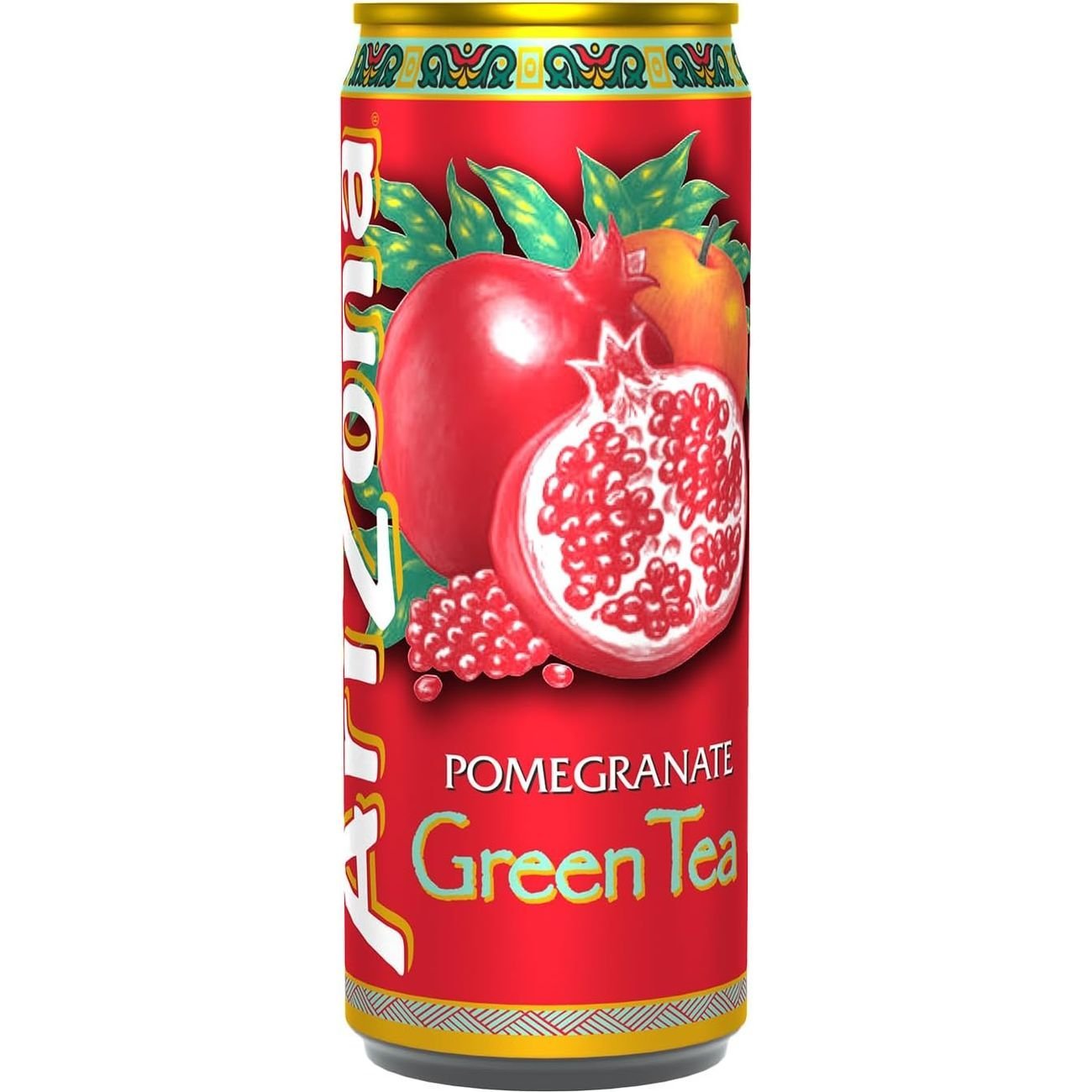 Холодний чай Arizona Pomegranate Green Tea 0.33 л (896720) - фото 1