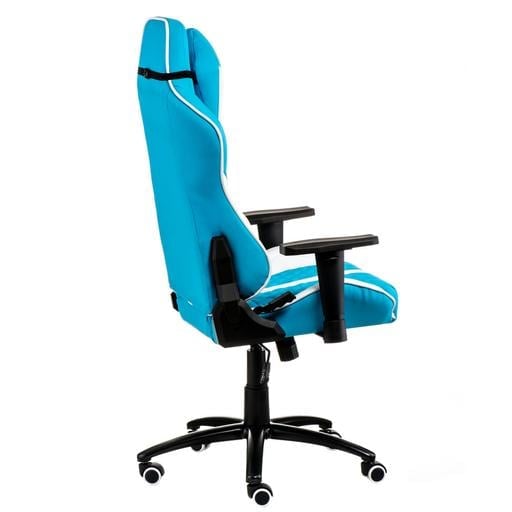 Геймерське крісло Special4you ExtremeRace блакитний з білим (E6064) - фото 5