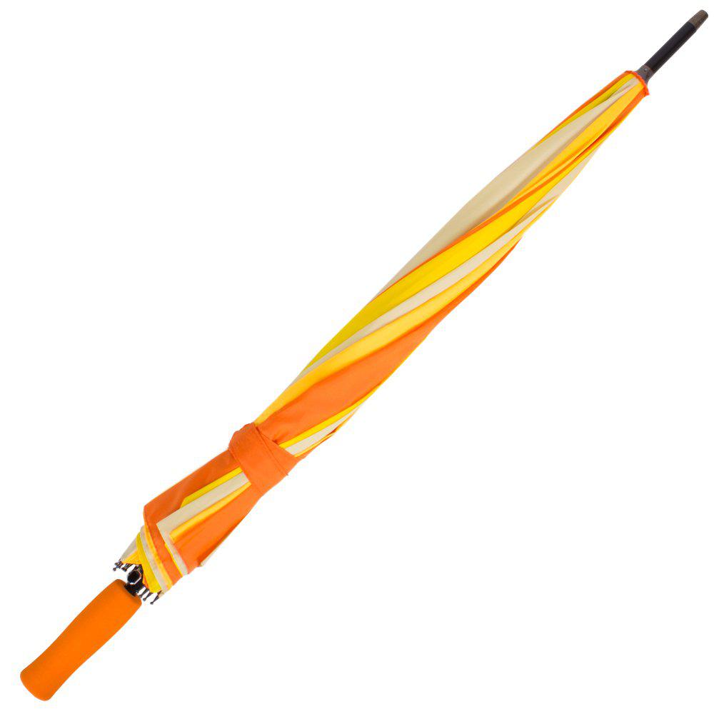 Женский зонт-трость полуавтомат Fare 110 см желтый - фото 5