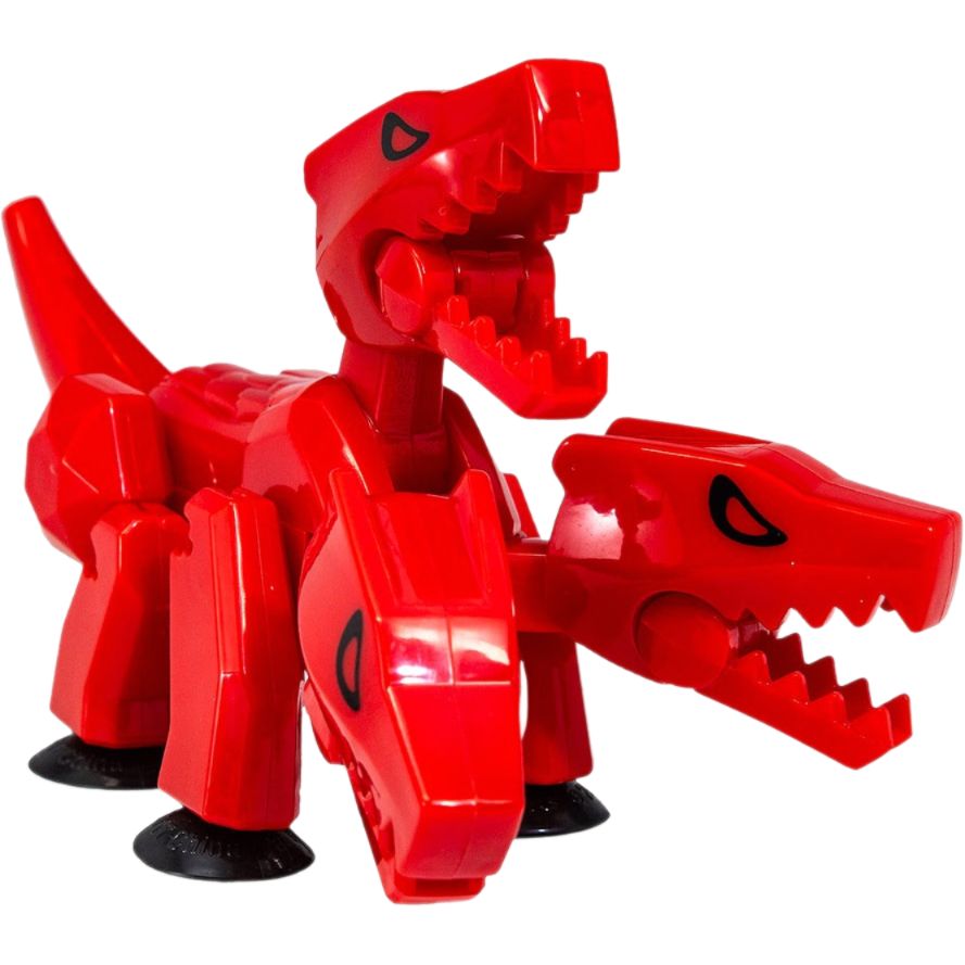 Фігурка для анімаційної творчості Stikbot Mega Триголовий Дракон червона (TST627C_UAKD) - фото 1