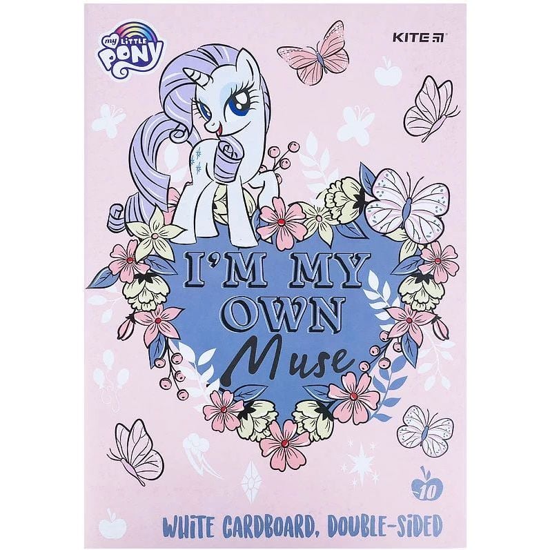 Картон белый Kite Little Pony A4 10 листов (LP21-254) - фото 1