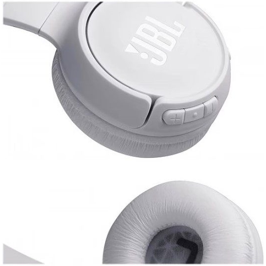 Беспроводные наушники JBL T-520 Bluetooth White - фото 6