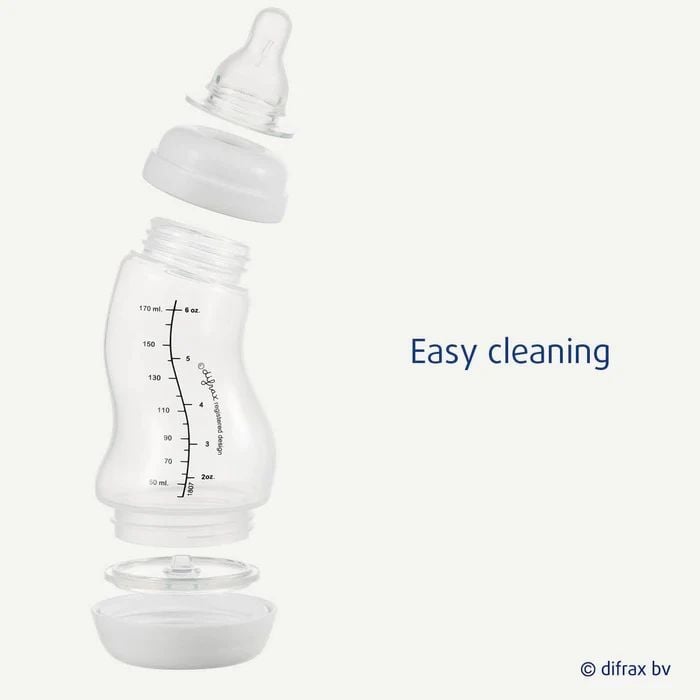 Антиколиковая бутылочка для кормления Difrax S-bottle Natural Ice с силиконовой соской 170 мл (705 Ice) - фото 4