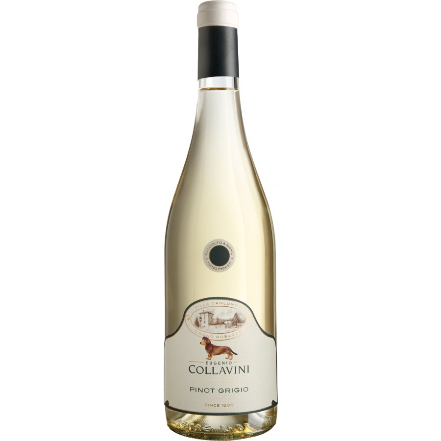 Вино Collavini Pinot Grigio DOC Friuli Venezia Giulia, біле, сухе, 0,75 л - фото 1