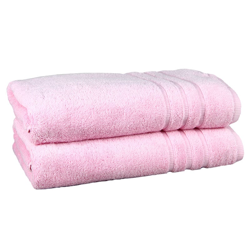Полотенце махровое Maisonette Micro Touch, 70х140 см, розовый (8699965114215) - фото 1