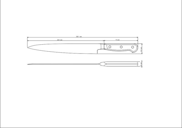 Нож для суши Tramontina Century, 22,9 см (6408240) - фото 2