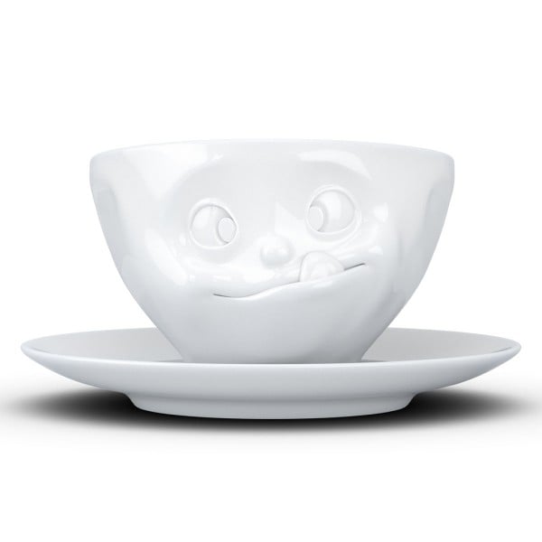 Чашка с блюдцем для кофе Tassen Вкуснятина 200 мл, фарфор (TASS14601/TA) - фото 1