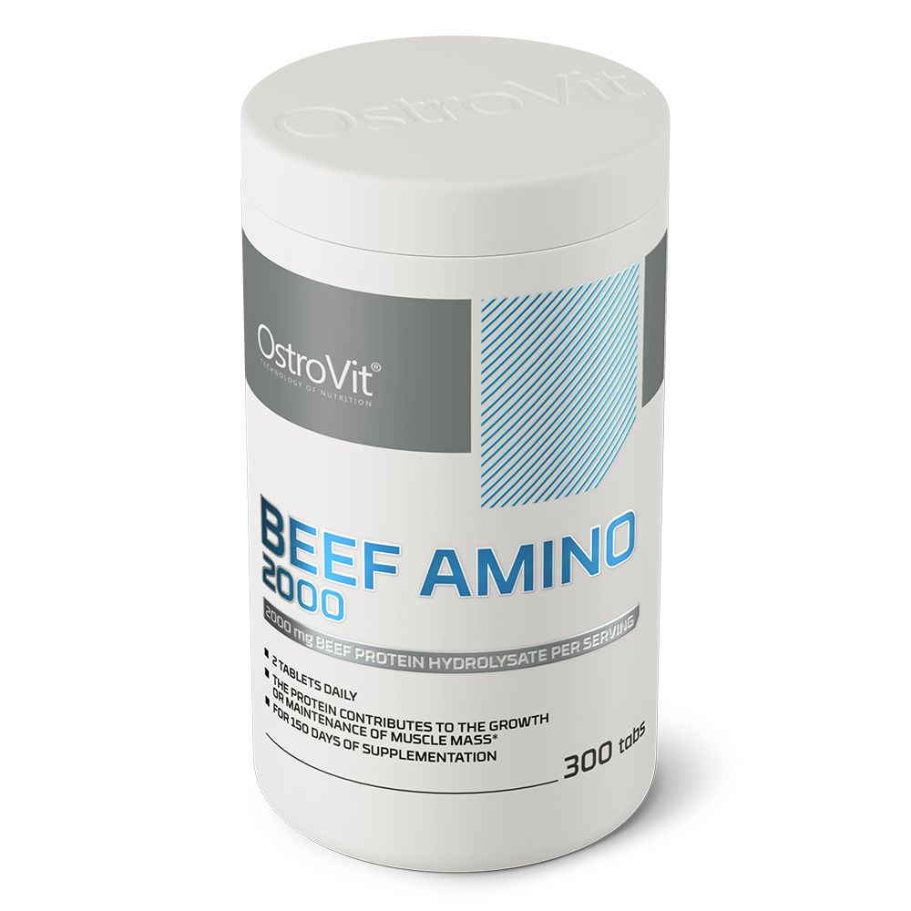 Аминокислотный комплекс OstroVit Beef Amino 2000 300 таблеток - фото 2