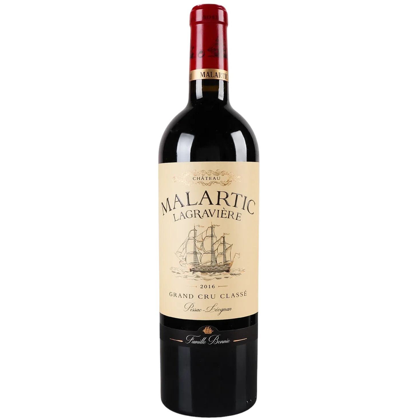 Вино Chateau Malartic-Lagraviere Pessac-Leognan AOC Grand Cru Classe 2016 червоне сухе 0.75 л - фото 1