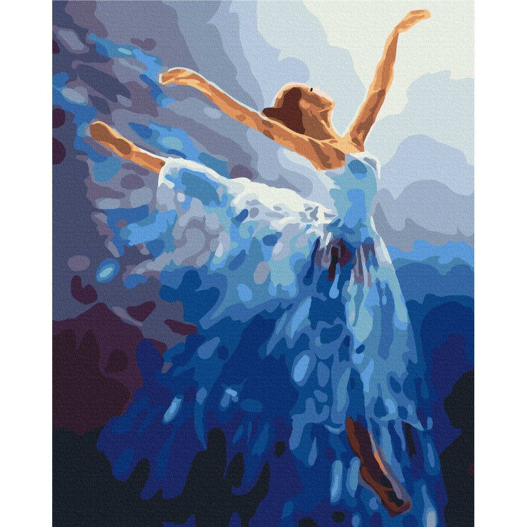 Картина по номерам Воздушная балерина Brushme 40x50 см разноцветная 000277332 - фото 1