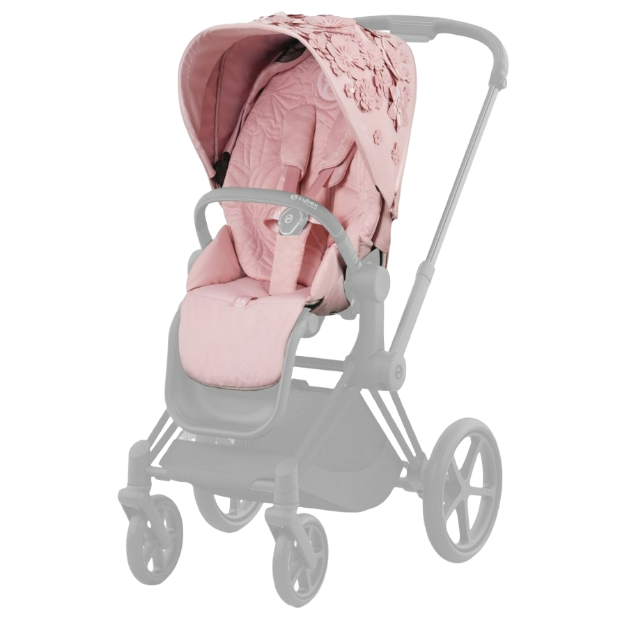 Комплект текстилю Cybex Priam Simply flowers pink, рожевий (521002825) - фото 1