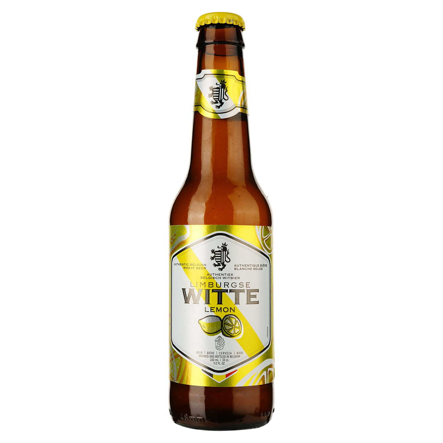Пиво Limburgse Witte Lemon белое 2.3% 0.33 л - фото 1