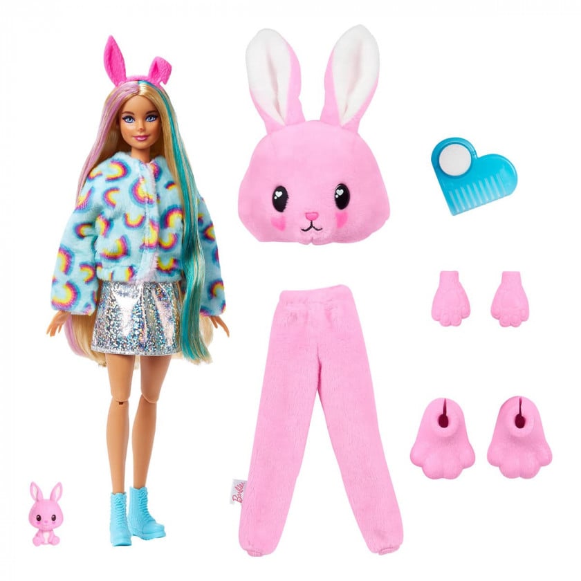 Кукла Barbie Cutie Reveal Милый Кролик, 29,5 см (HHG19) - фото 4