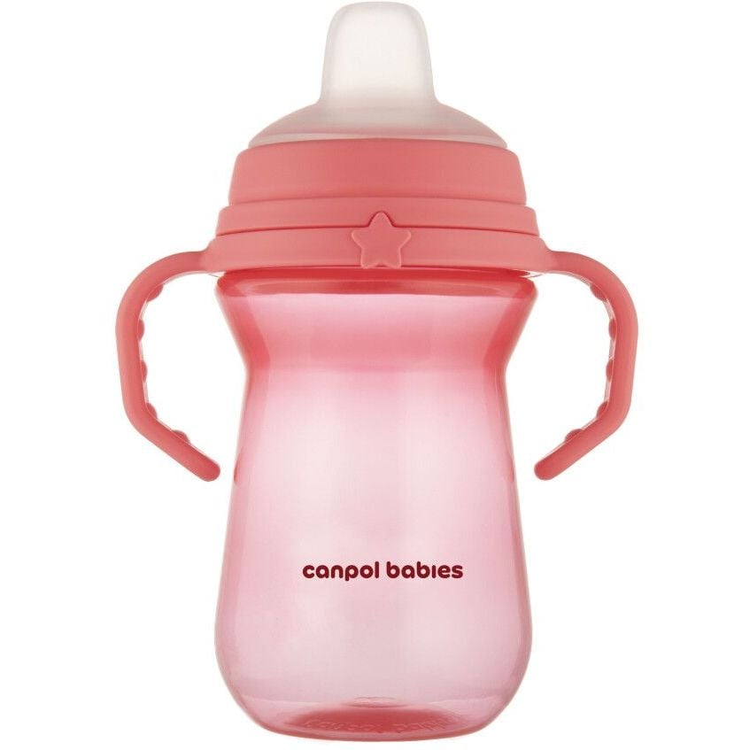 Кружка тренировочная Canpol babies First Cup Bonjour Paris, 250 мл, розовый (56/615_pin) - фото 4