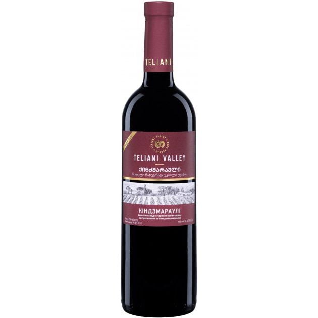 Вино Teliany Valley Кіндзмараулі, червоне, напівсолодке, 12%, 0,75 л (4635) - фото 1