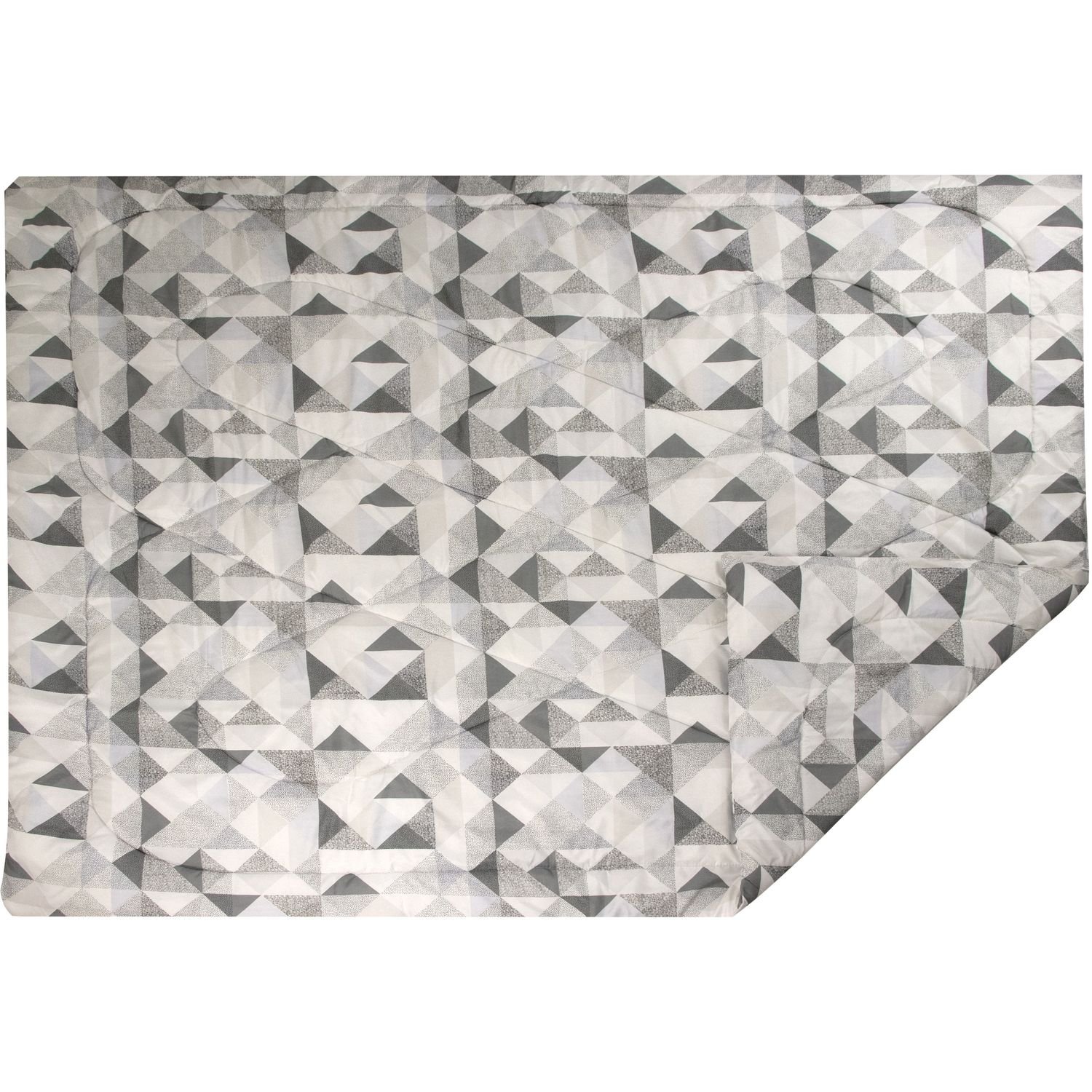 Одеяло силиконовое Руно Абстракция 205х172 см серое с белым (316.53Абстракція) - фото 2