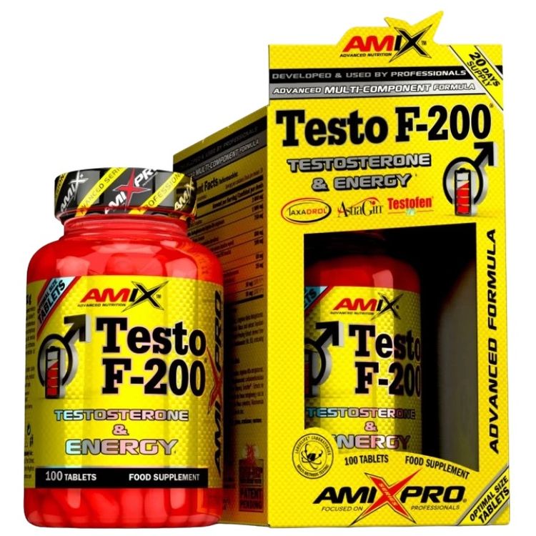 Бустер тестостерона Amix Testo F-200, 100 таблеток - фото 1