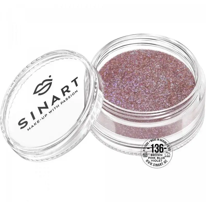 Слюда Sinart Make-Up With Passion тон 136 (Brown Pink) 1 г - фото 2