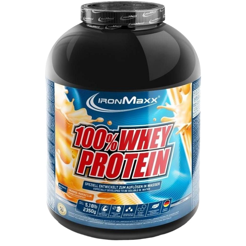 Протеин IronMaxx 100% Whey Protein Апельсин-маракуйя 2350 г - фото 1