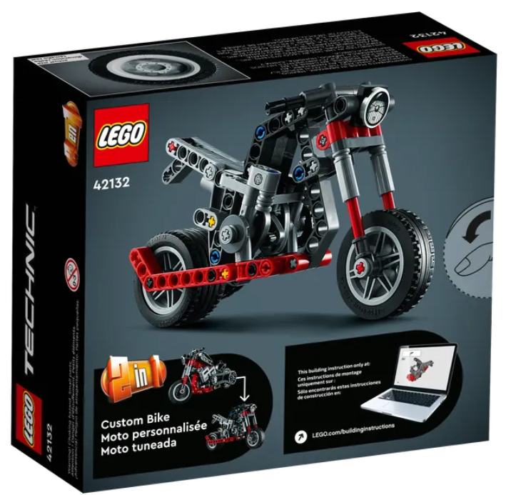 Конструктор LEGO Technic Мотоцикл, 163 деталей (42132) - фото 3