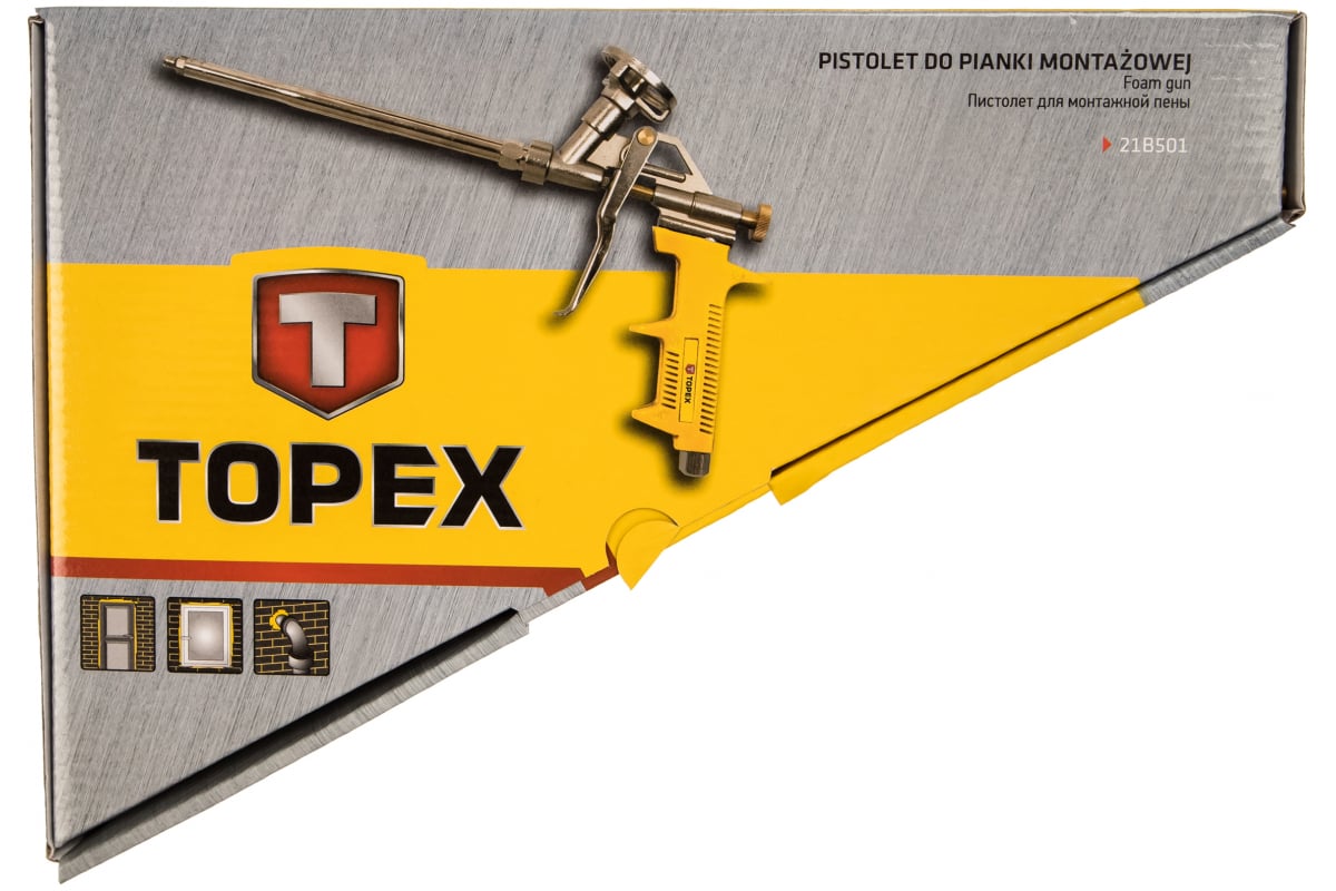 Пистолет для монтажной пены Topex (21B501) - фото 4