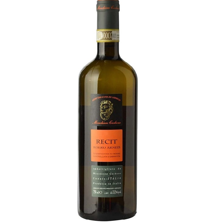 Вино Monchiero Carbone Recit Roero Arneis, біле, сухе, 13,5%, 0,75 л (8000015195870) - фото 1