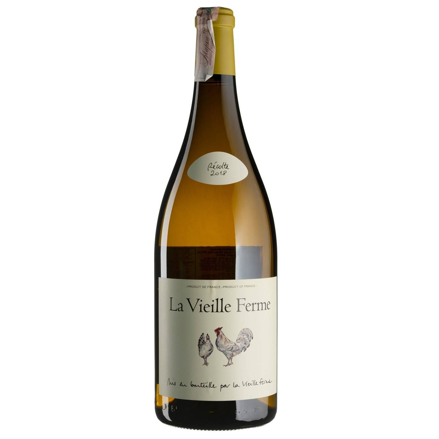 Вино La Vieille Ferme Blanc Perrin et Fils, біле, сухе, 1.5 л - фото 1