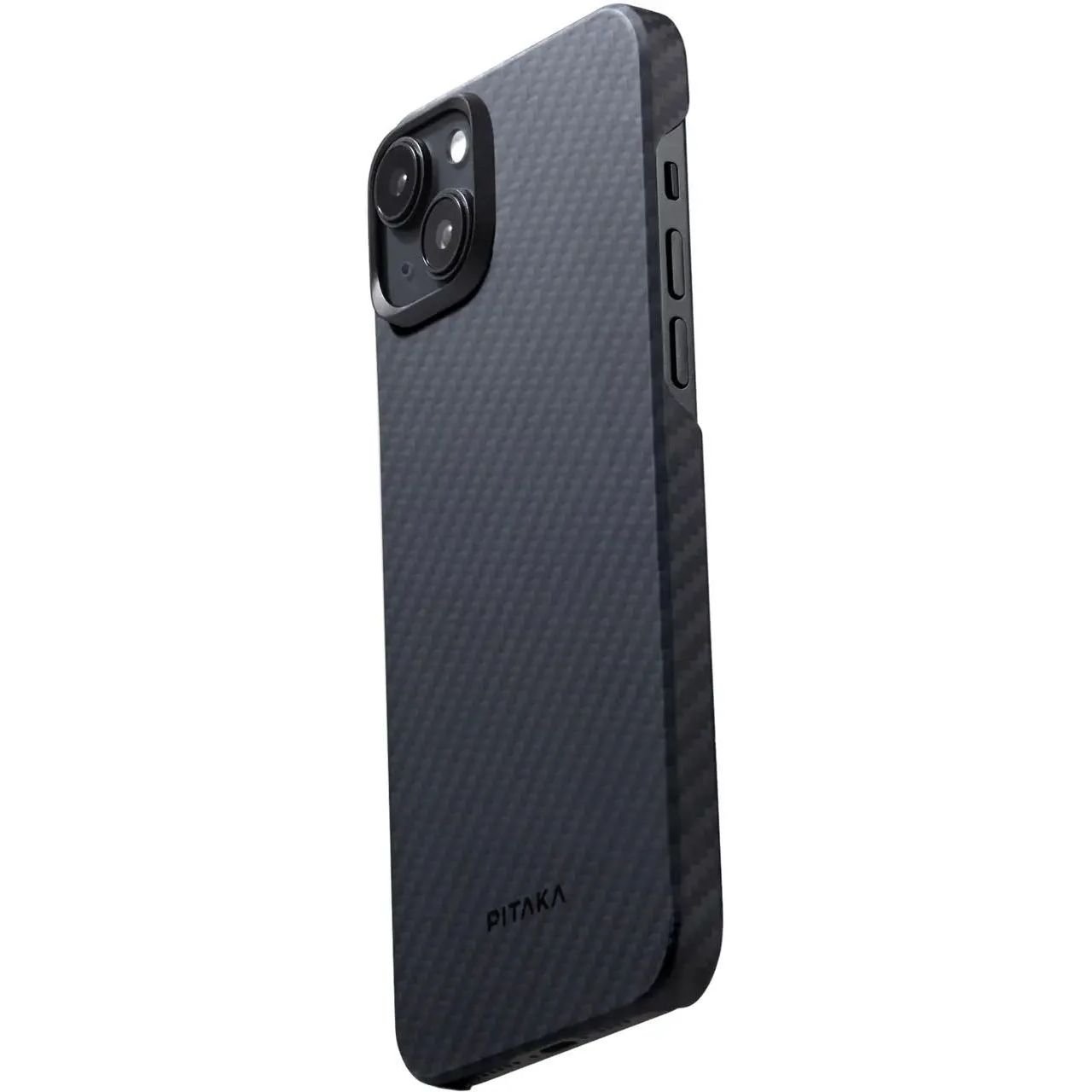 Чехол-накладка Pitaka MagEZ Case 4 Twill 1500D Black/Grey для iPhone 15 - фото 2