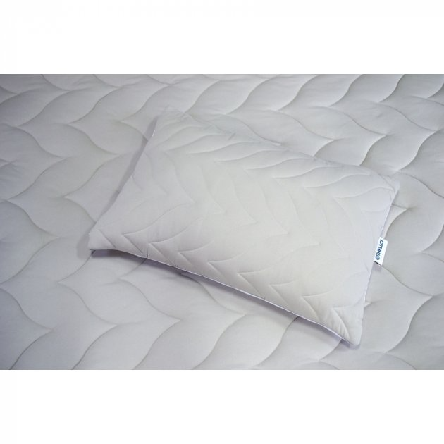 Подушка Othello Colora антиаллергенная, 70х50 см, 1 шт., серо-белый (svt-2000022269872) - фото 11