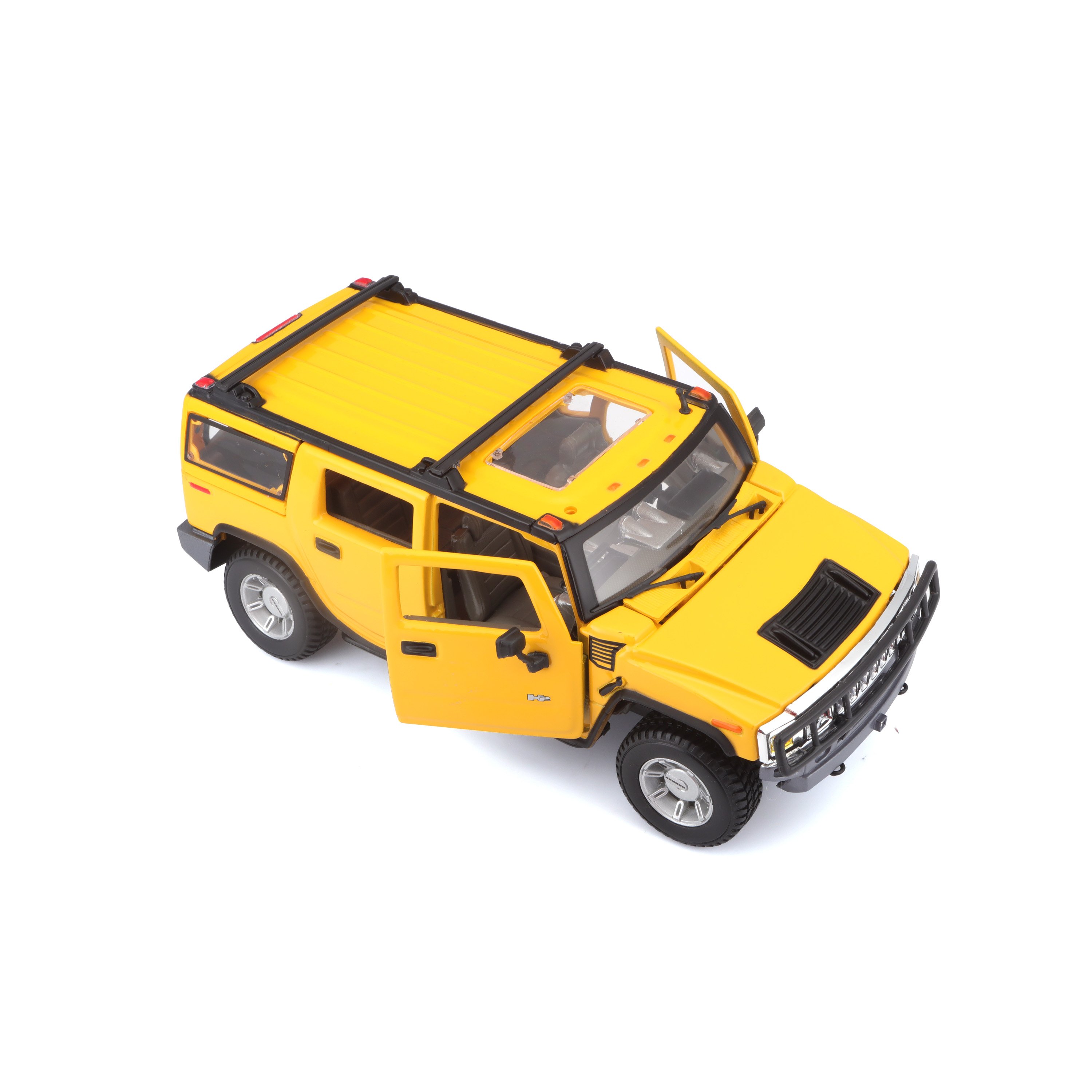 Игровая автомодель Maisto Hummer H2 SUV 2003, жёлтый, 1:27 (31231 yellow) - фото 7