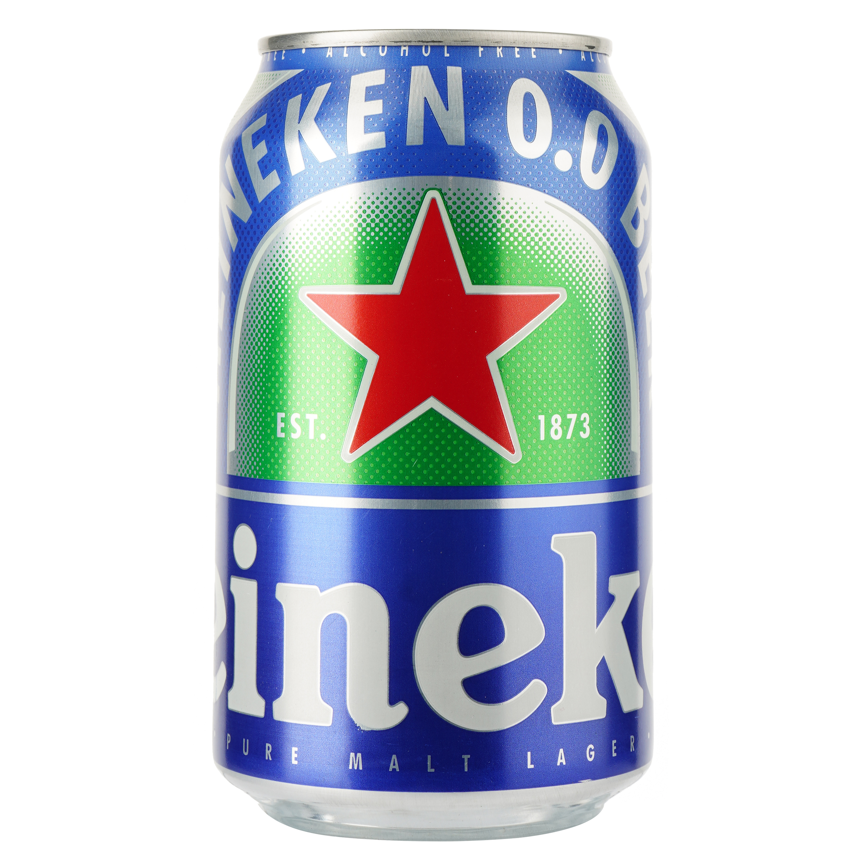 Пиво безалкогольное Heineken, светлое, ж/б, 0,33 л - фото 1