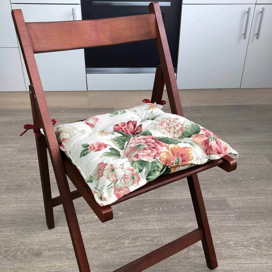 Подушка для стільця Прованс Глорія 40х40 см, троянда (14556) - фото 2