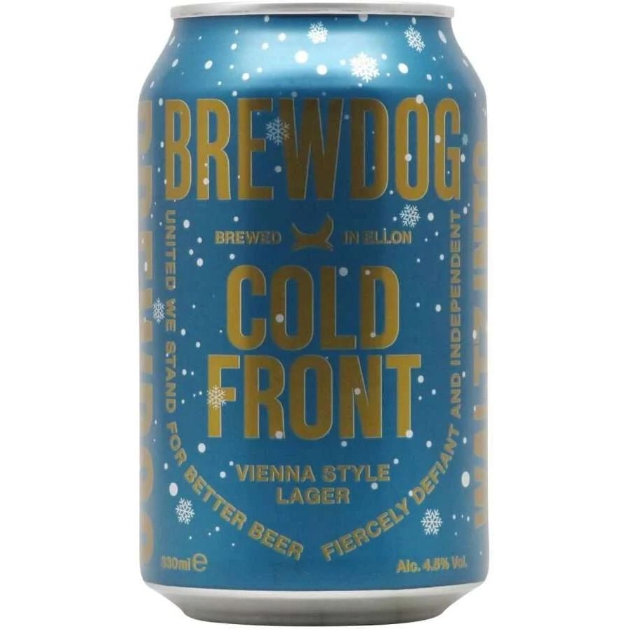 Пиво BrewDog Cold Front, янтарное, 4,5%, ж/б, 0,33 л - фото 1