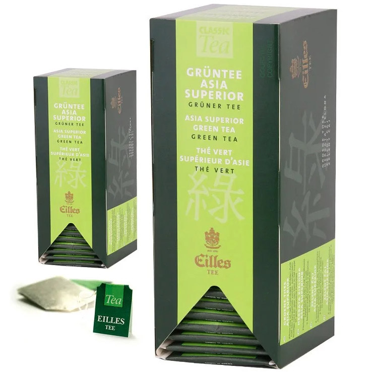 Чай Eilles зеленый Asia Superior в пакетиках 25 шт. по 1.7 г - фото 2