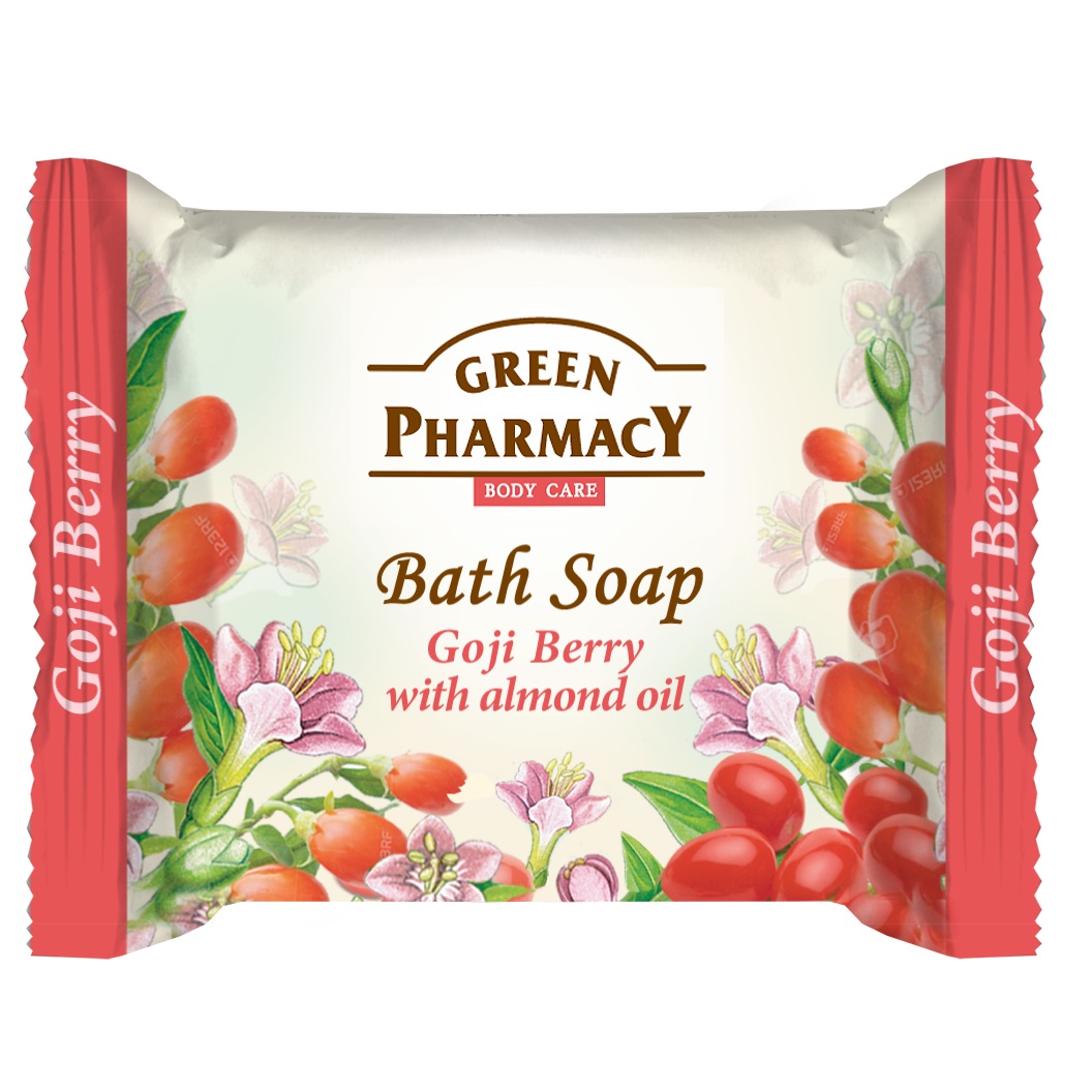 Мило Зелена Аптека Bath soap Goji berry with almond oil, 100 г - фото 1