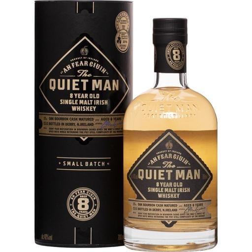 Виски Luxco The Quiet Man 8 yo Blended Irish Whiskey 40% 0.7 л в тубусе - фото 1