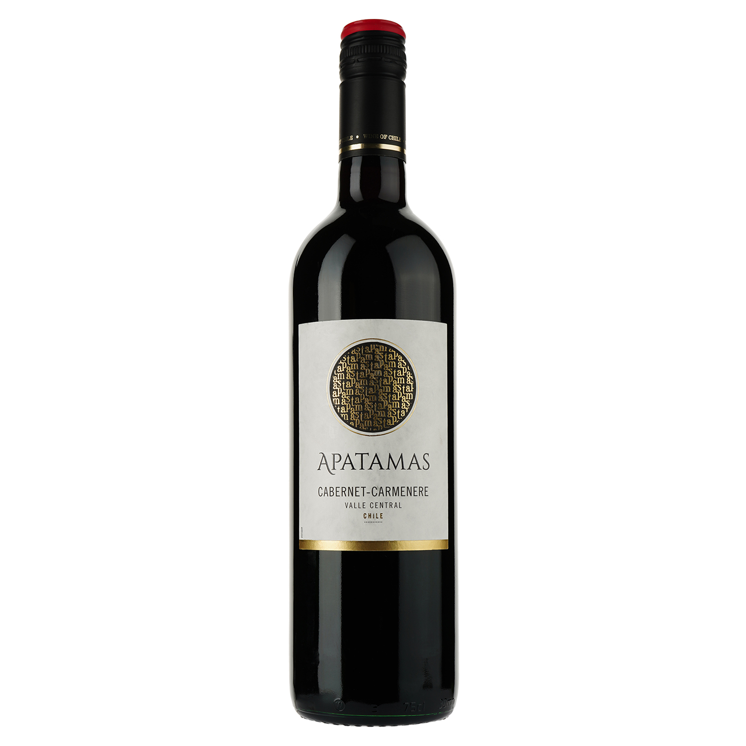 Вино Apatamas Cabernet Carmenere, красное, полусухое, 0,75 л - фото 1