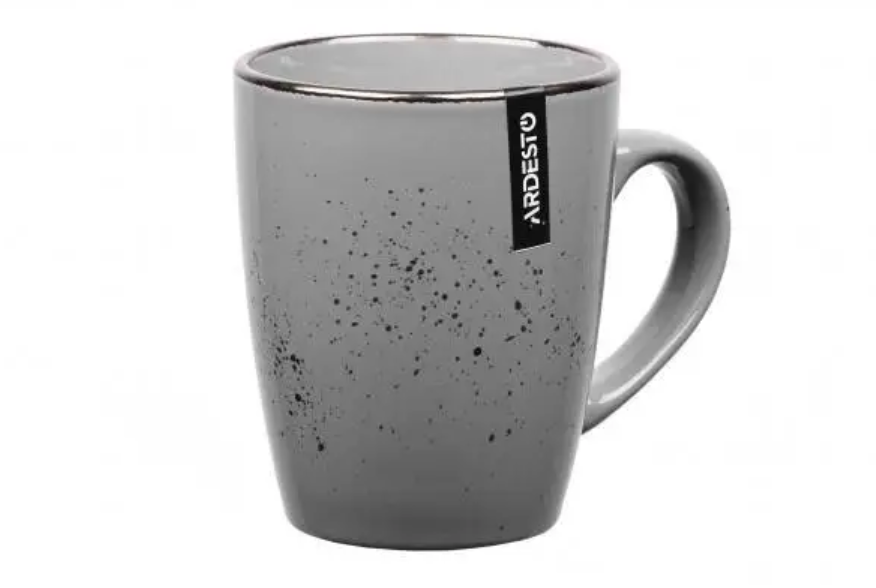 Чашка Ardesto Bagheria Grey, 360 мл, сірий (AR2936GREY) - фото 1