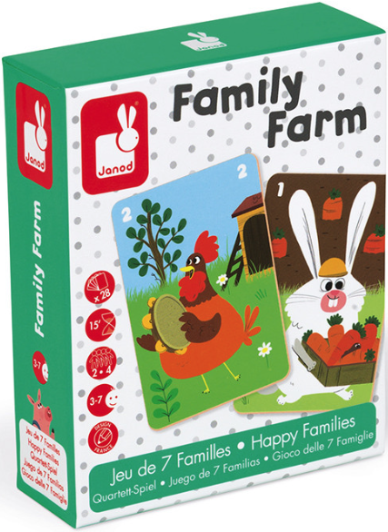 Настольная игра Janod Happy Families Ферма (J02756) - фото 1