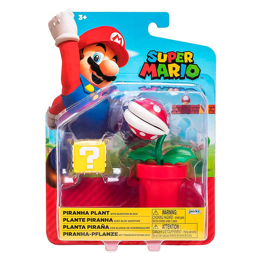 Ігрова фігурка Super Mario Рослина-пірання, з артикуляцією, 10 см (40825i) - фото 7