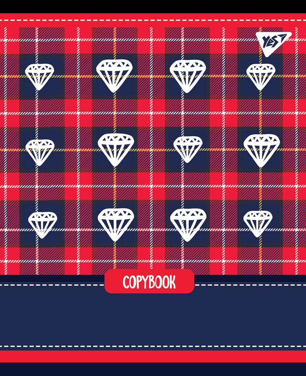 Набір зошитів Yes Tartan fun А5 в лінійку 12 аркушів 10 шт. (765176) - фото 4