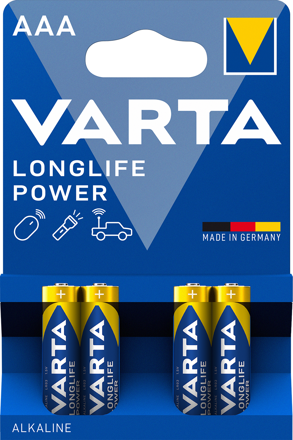 Батарейка Varta High Energy AAA Bli Alkaline, 4 шт. (4903121414) - фото 1
