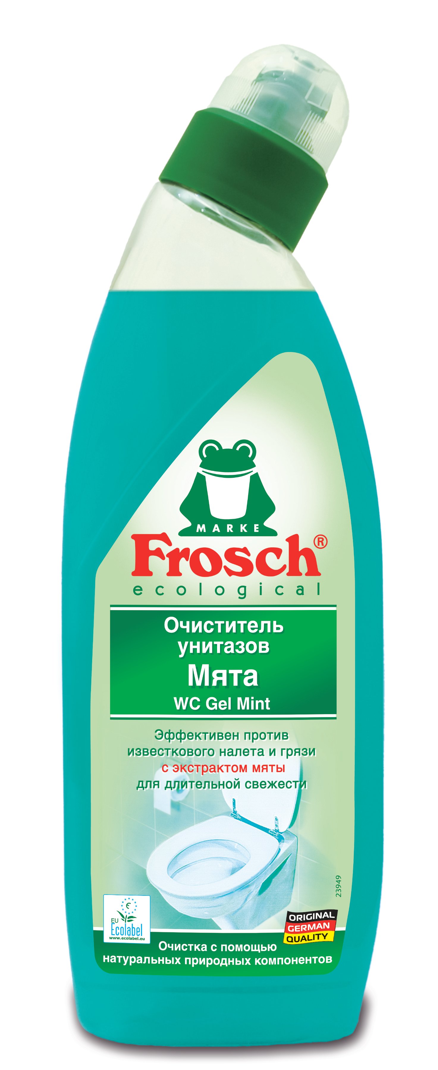 Чистящее средство для унитазов Frosch Мята, 750 мл - фото 1