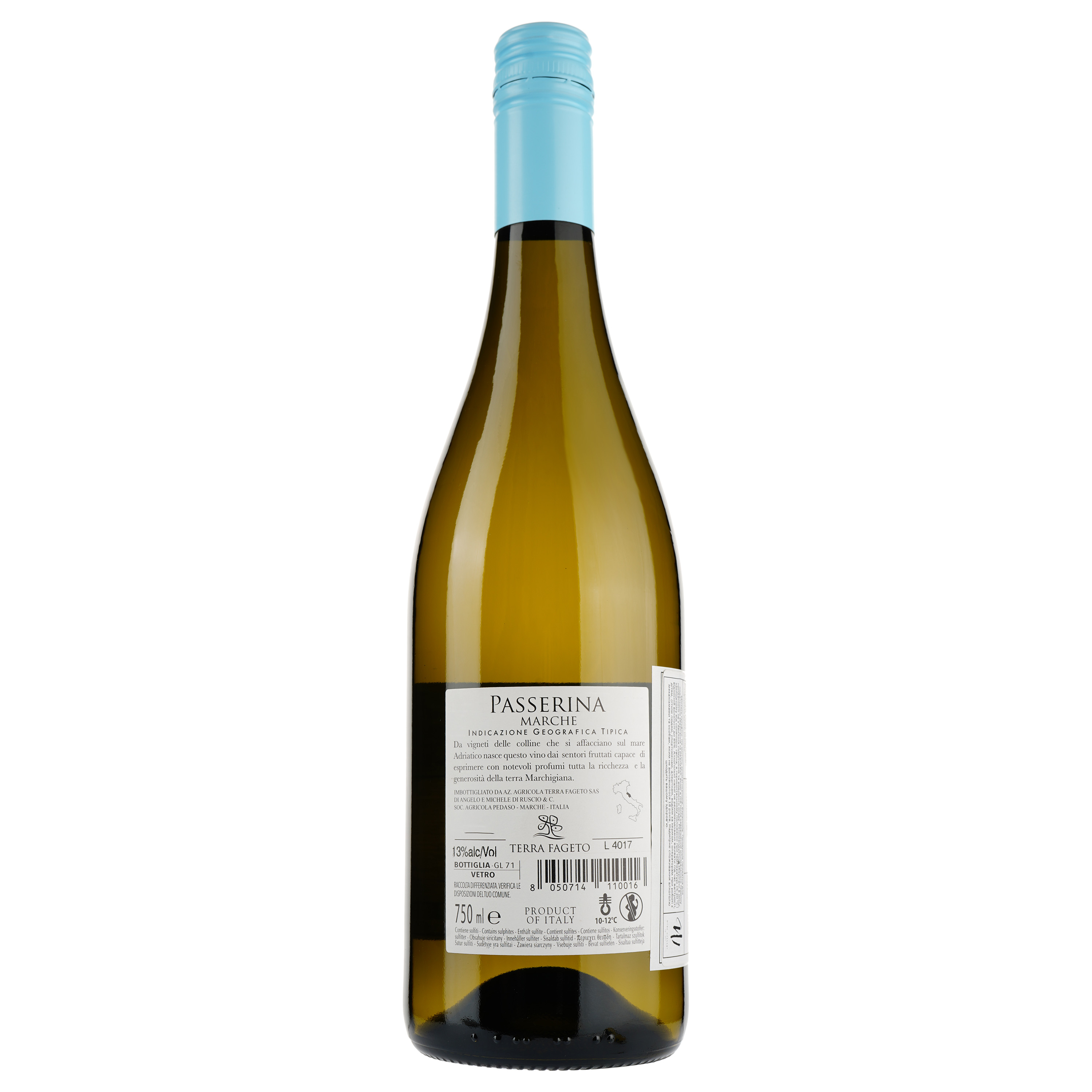 Вино Terra Fageto Passerina Marche IGT, біле, сухе, 0,75 л - фото 2